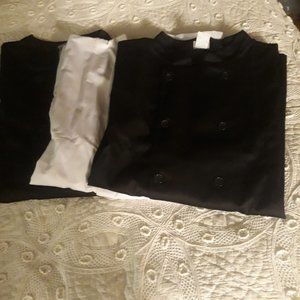 Chef's shirts ( 2) and 1 Chef's  Jacket